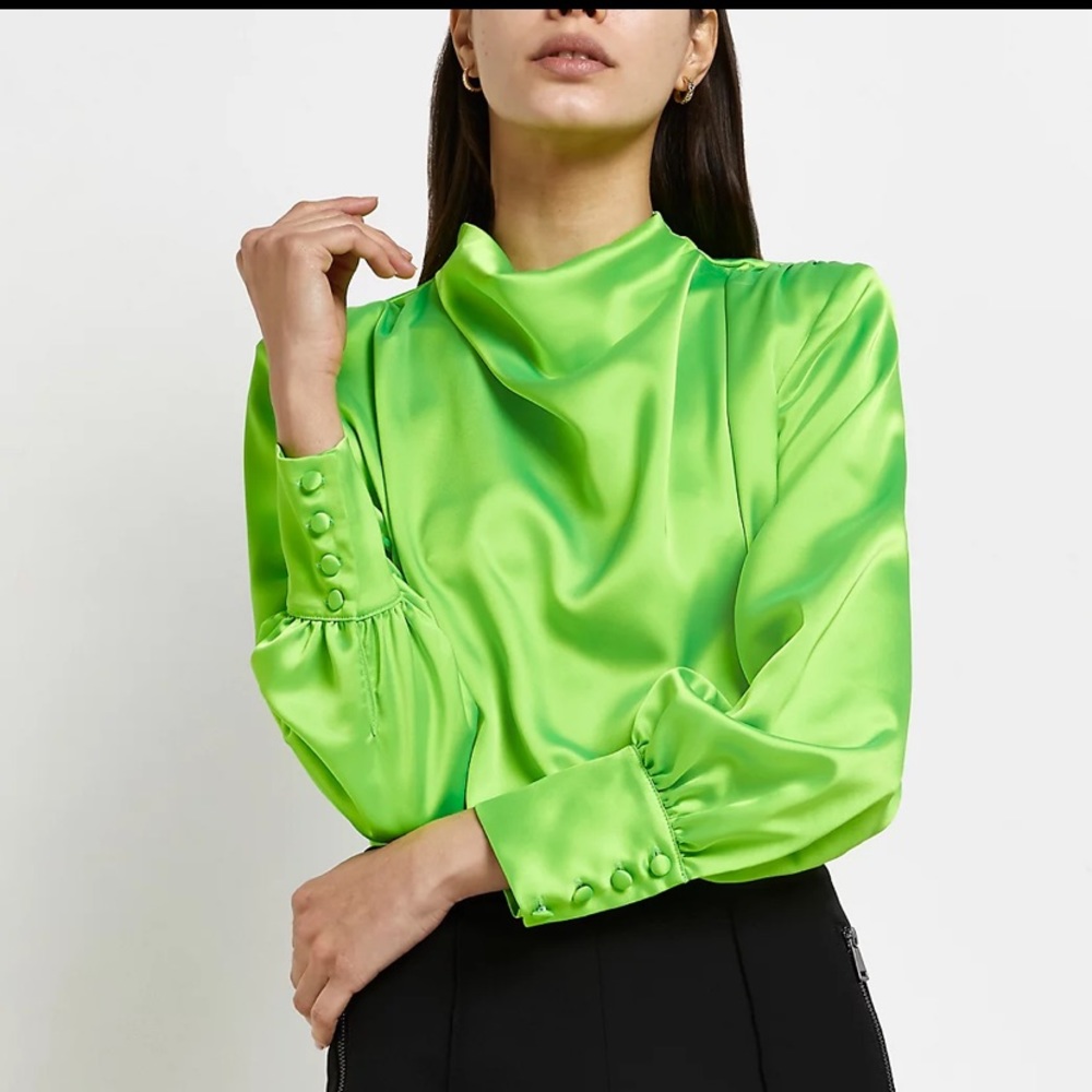 River Island Satin Blouse